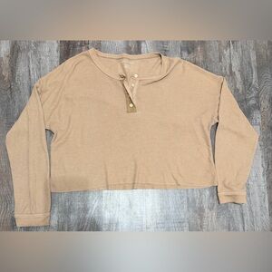 Crop American Eagle Waffle Knit